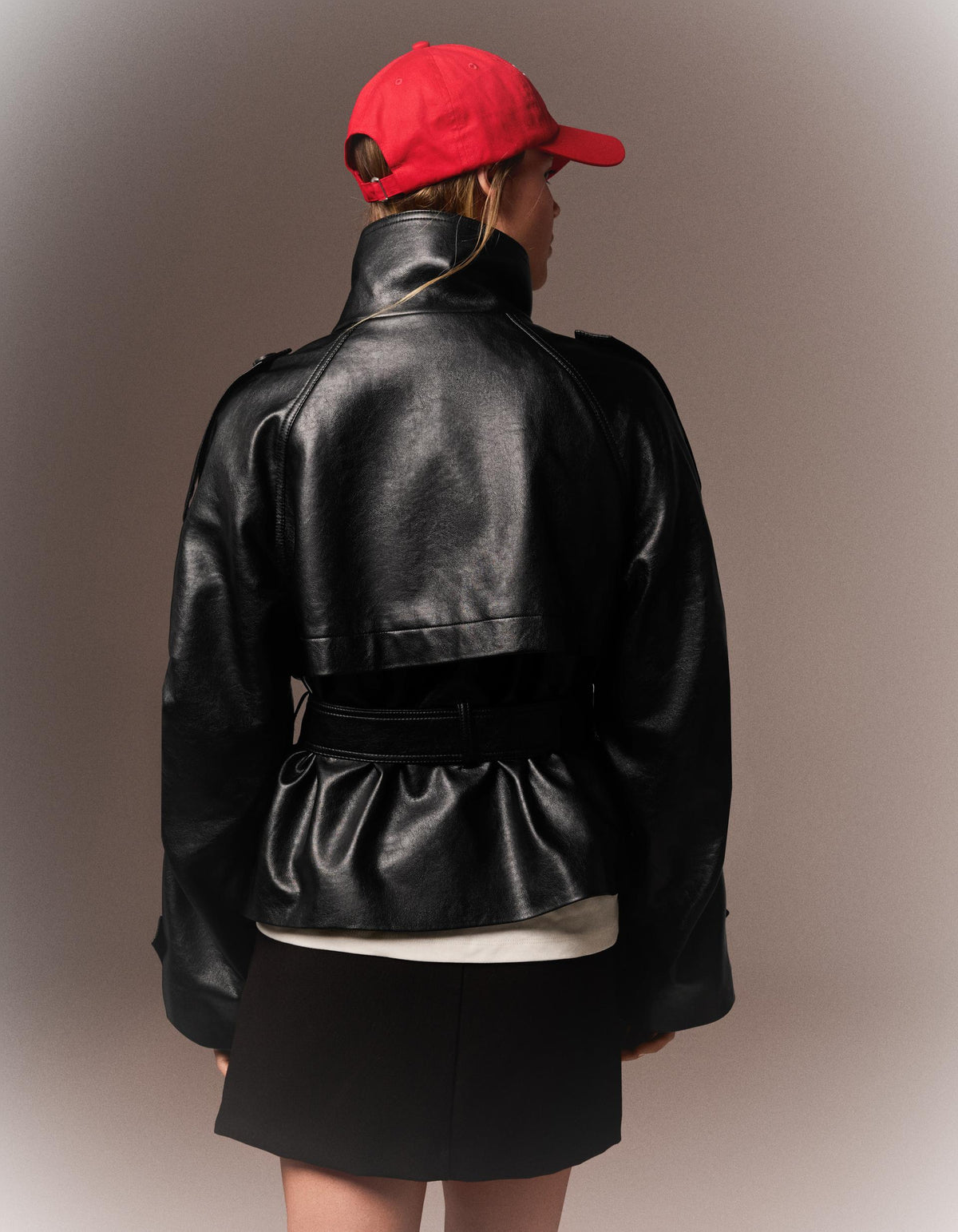 Lorena Trench Jacket Black
