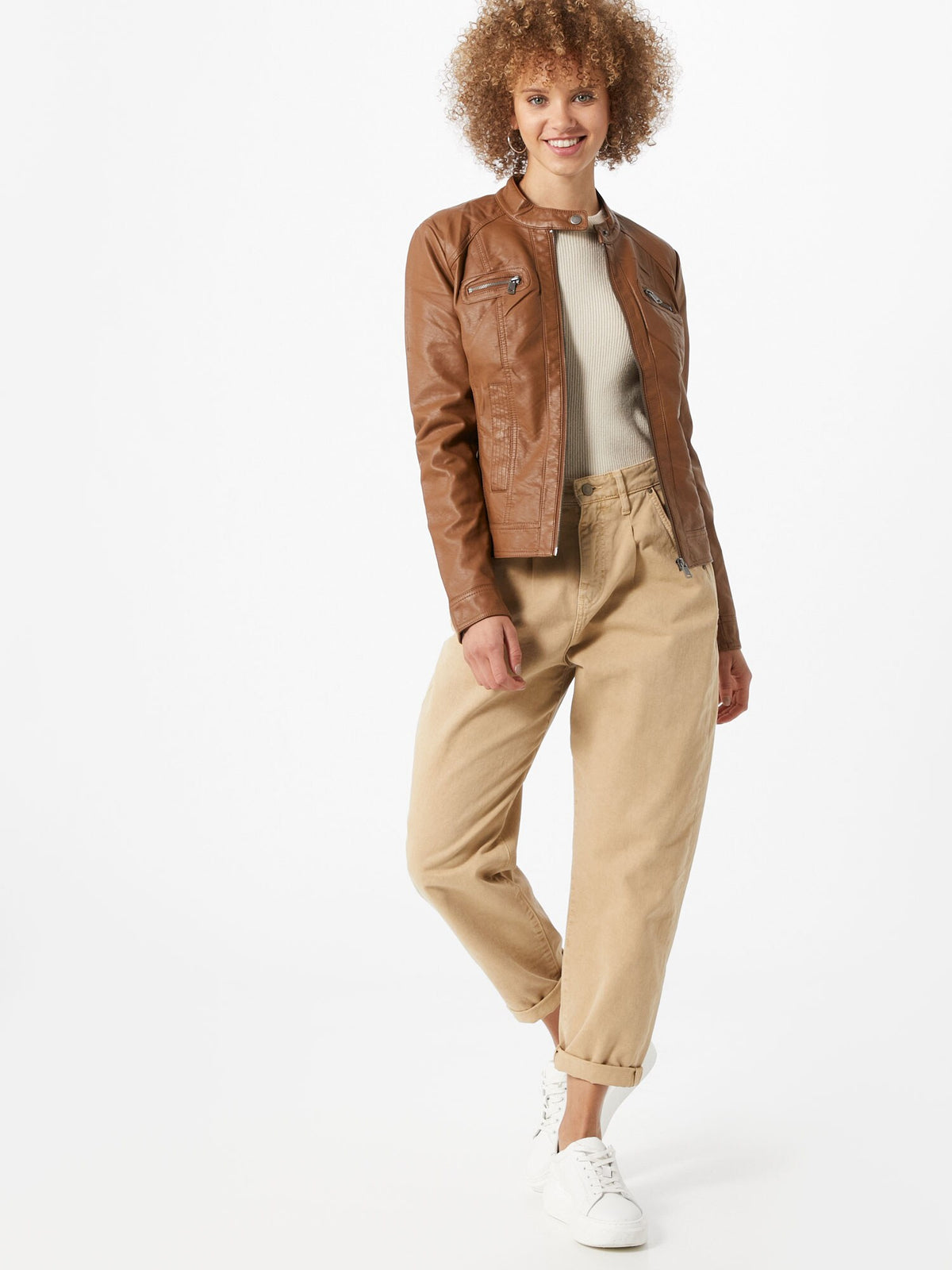 Bonnie Biker Jacket Caramel