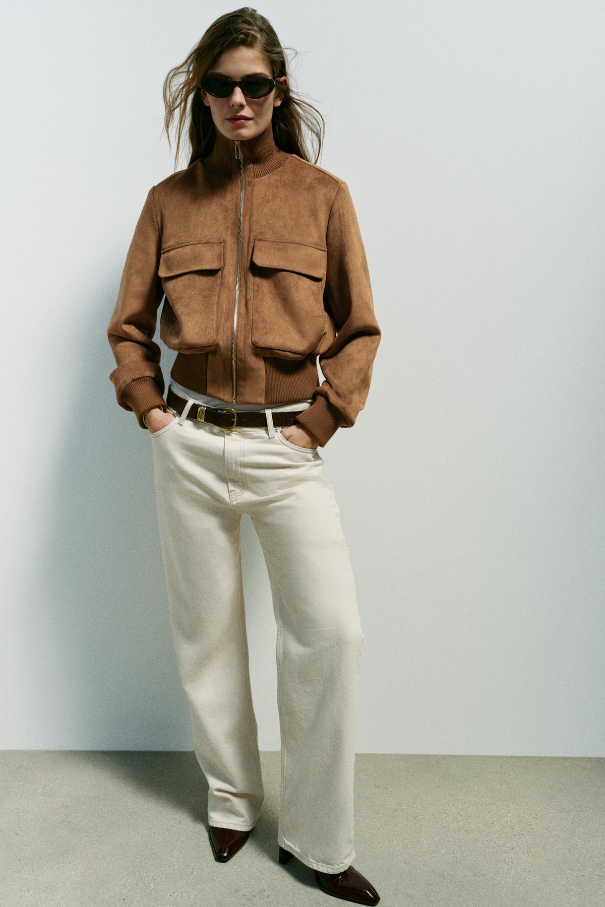 Lexi Bomber Jacket Camel