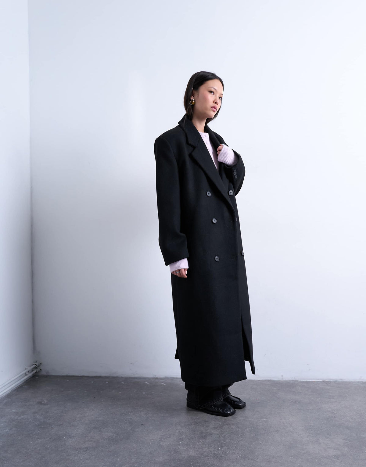 Viola Wool Coat Black