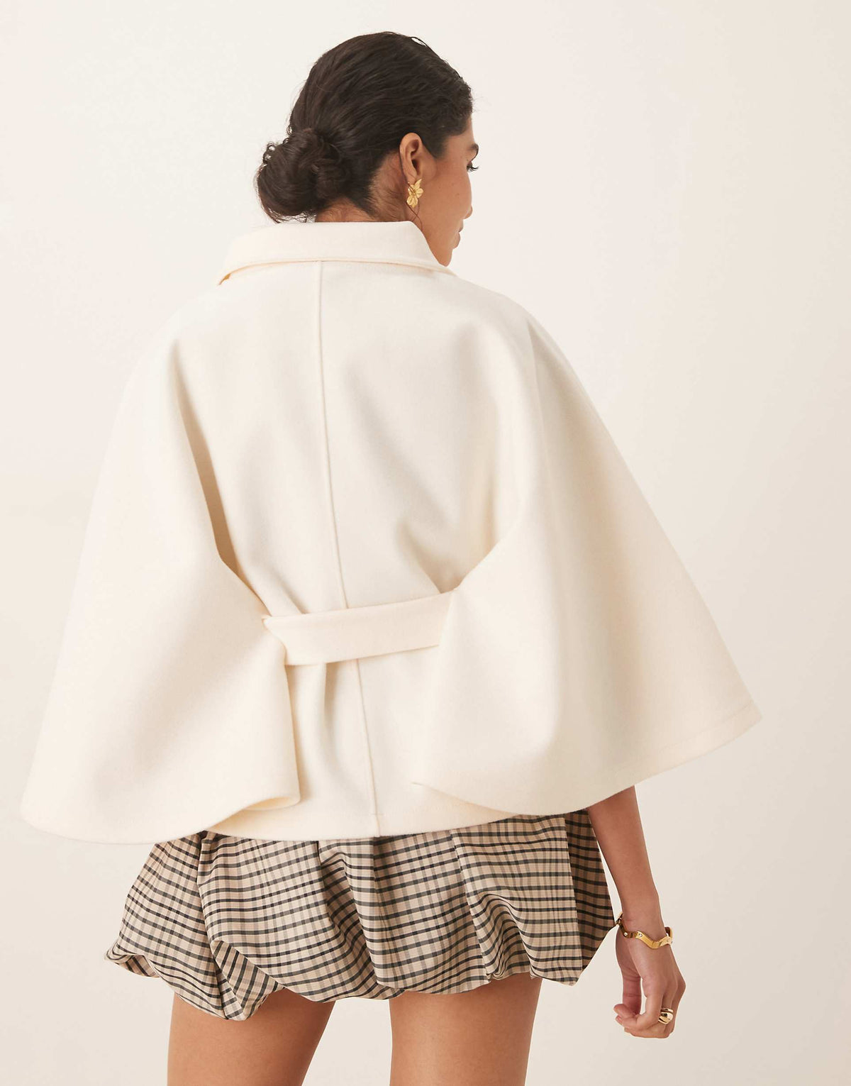 Selma Cape Jacket Cream