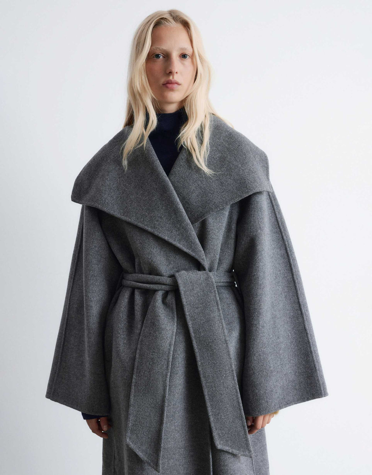 Greta Maxi Coat Grey