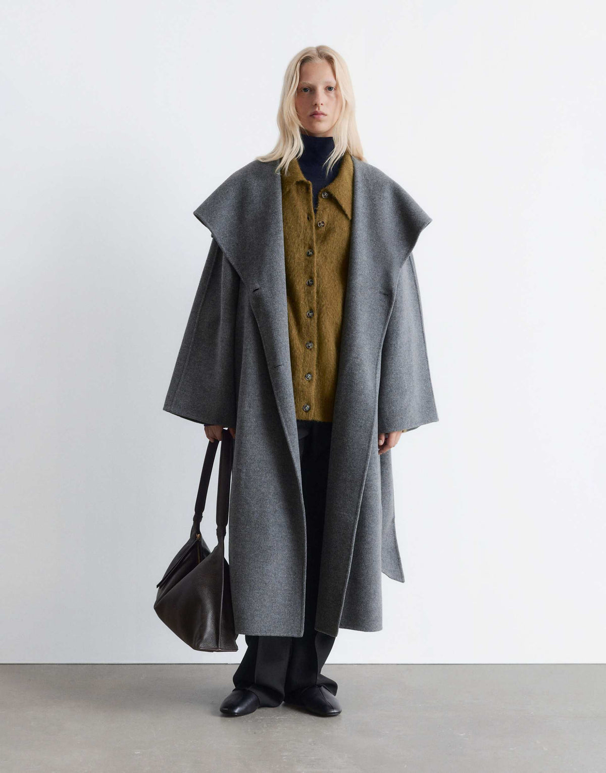 Greta Maxi Coat Grey