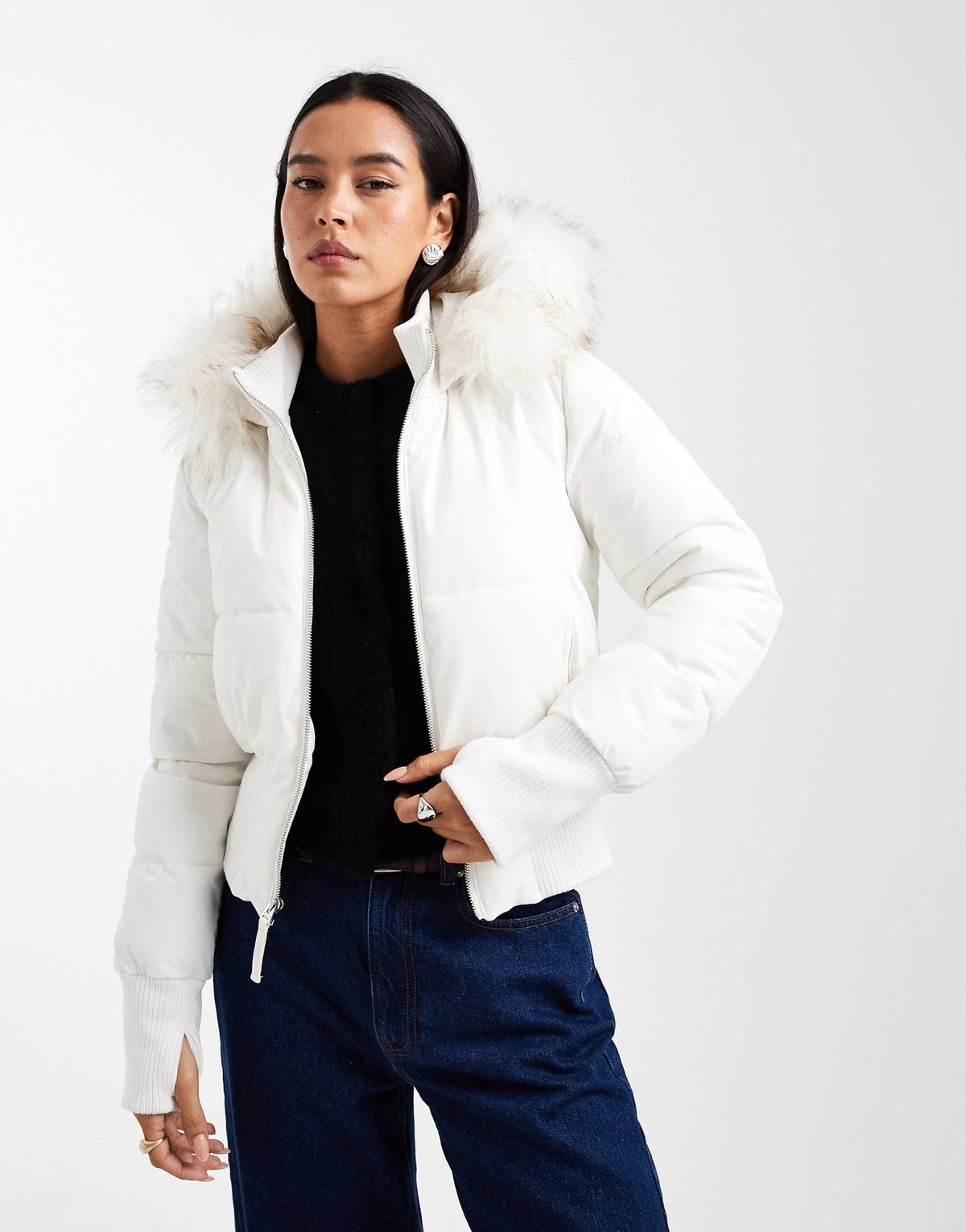 Saskia Puffer Bomber Jacket