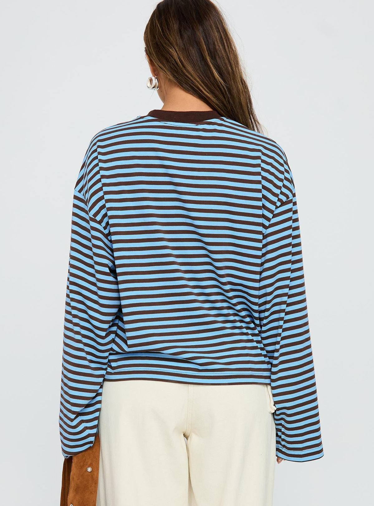 Marina Top Chocolate Stripe