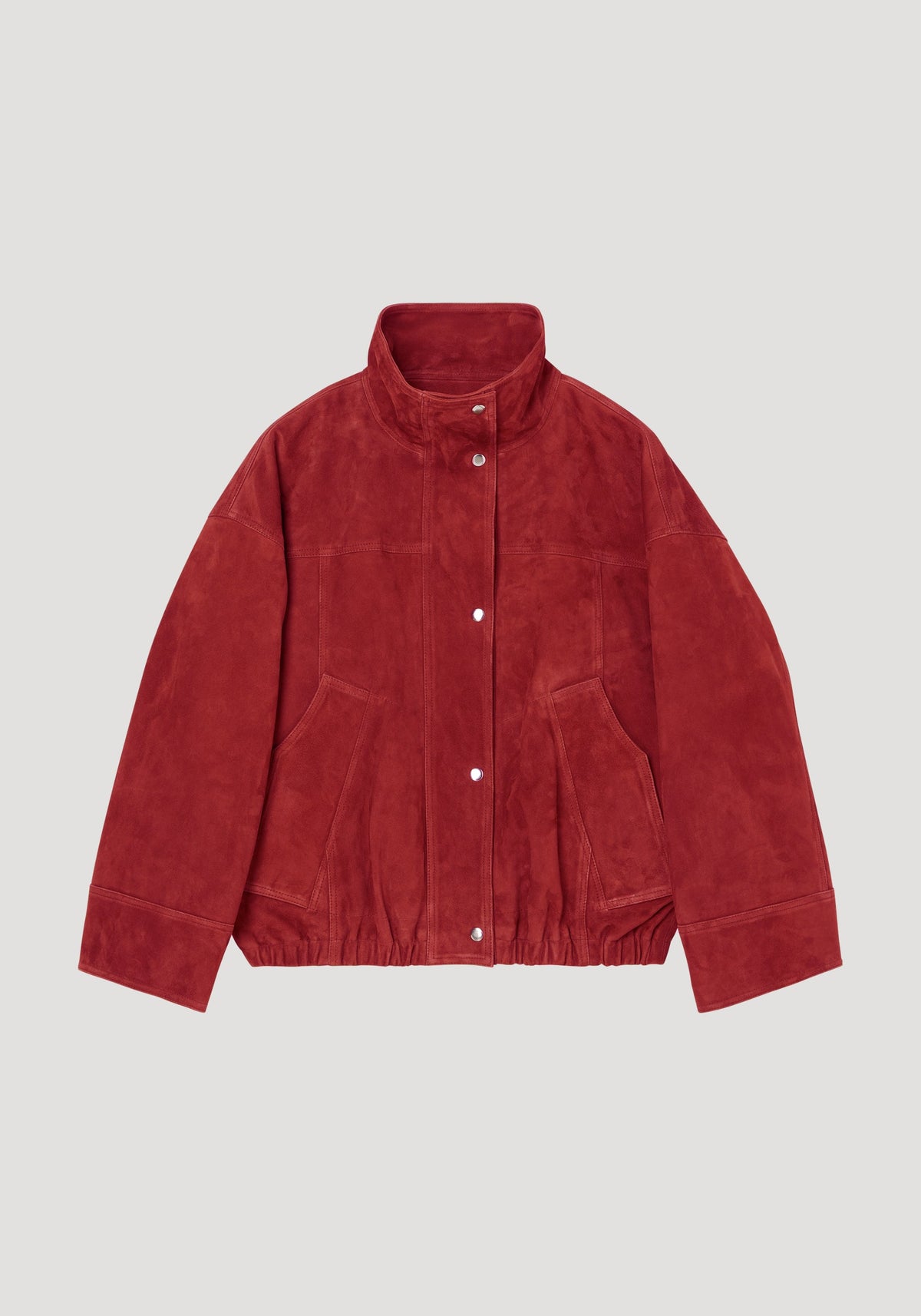 Roxie Suede Jacket Red