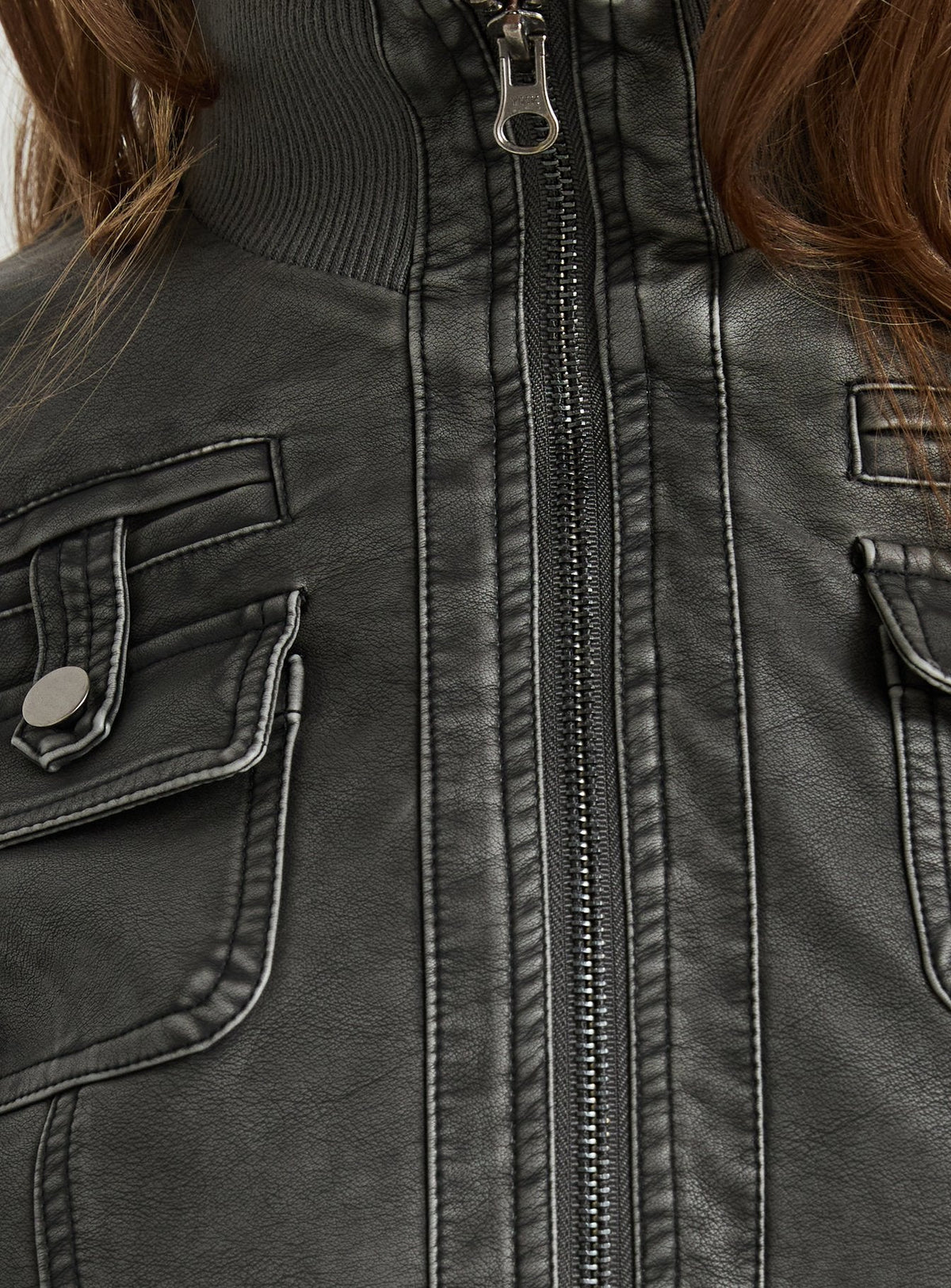 Freya Jacket Washed Black