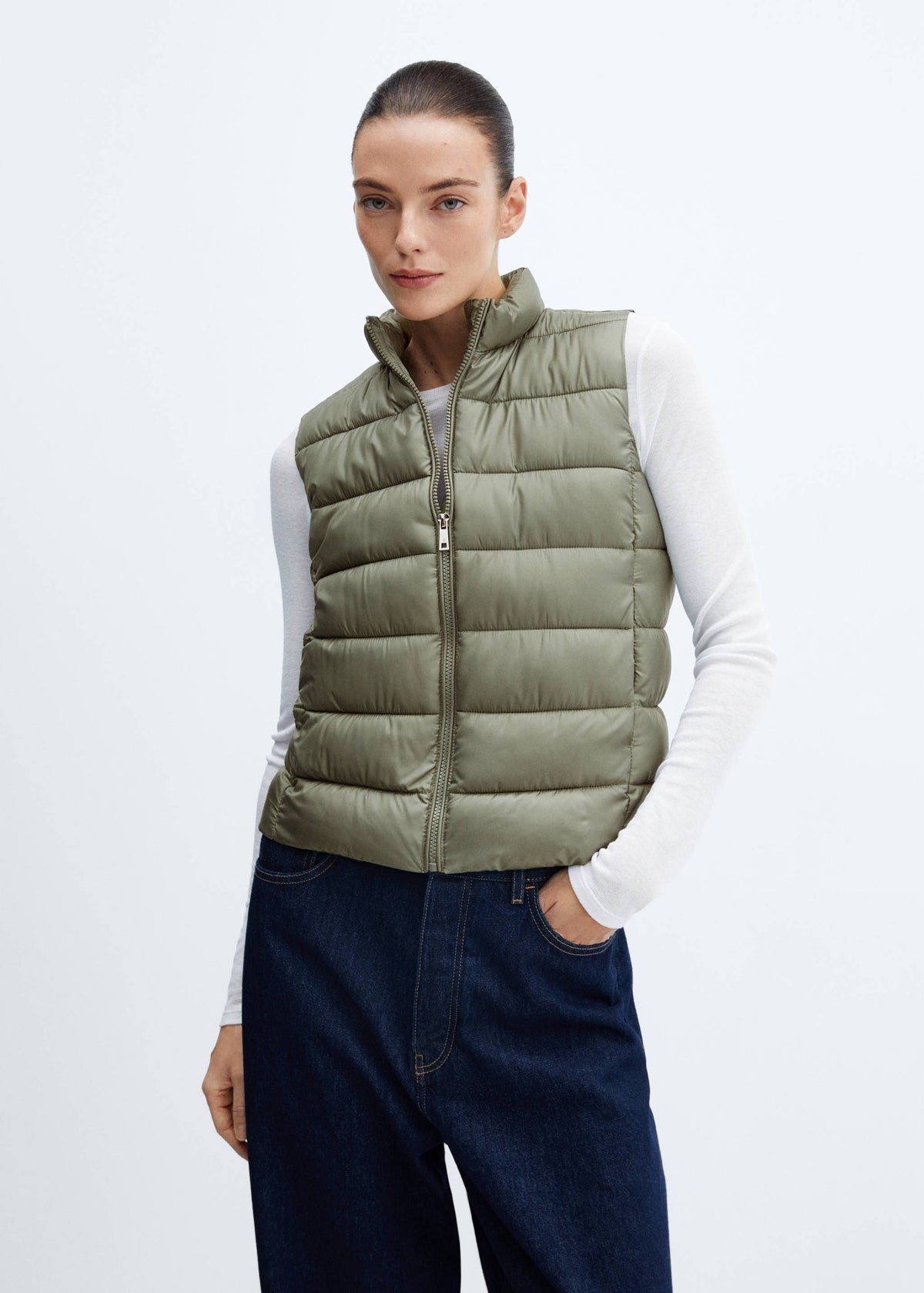 Fenna Gilet Green