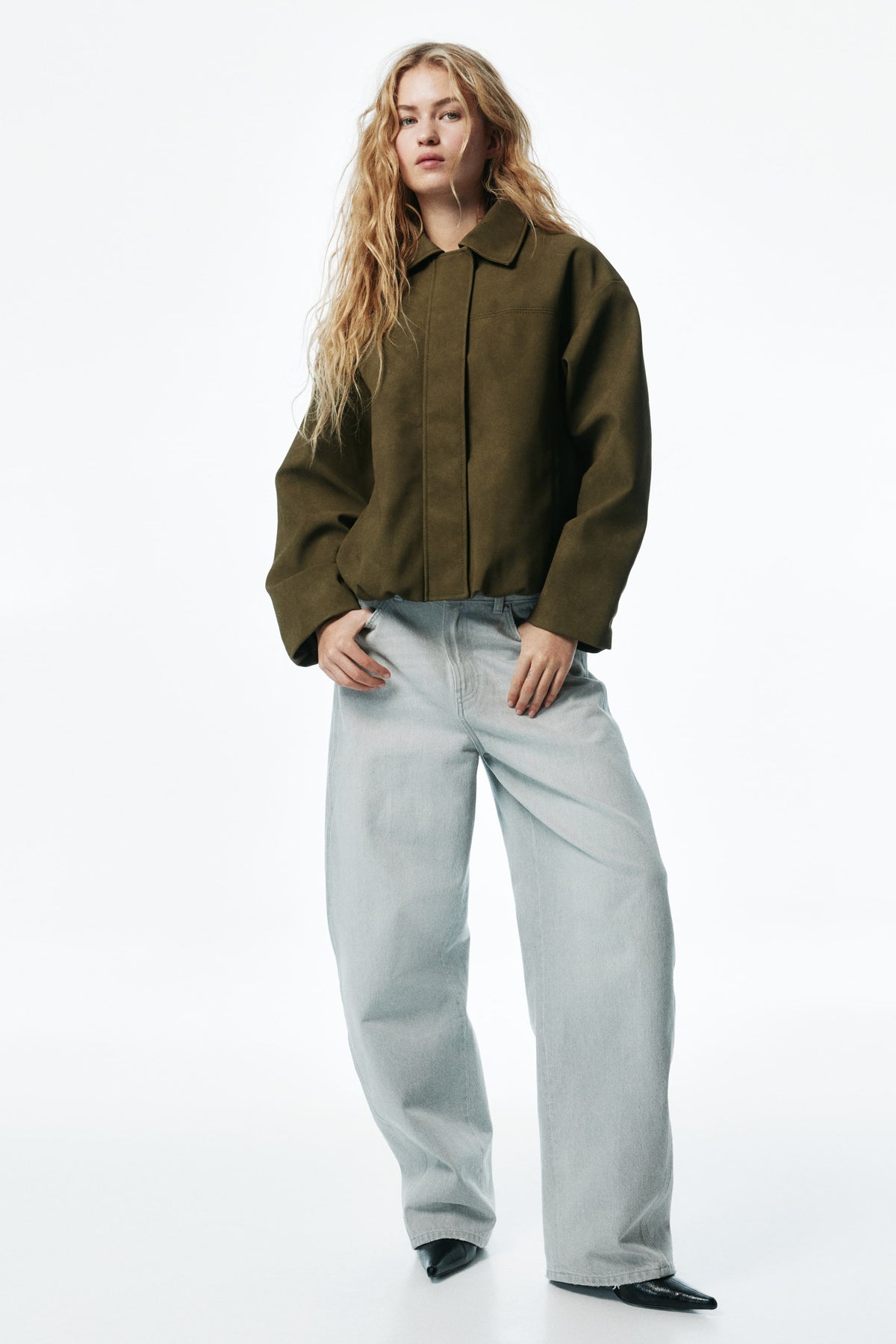 Ellie Bomber Jacket Olive Green
