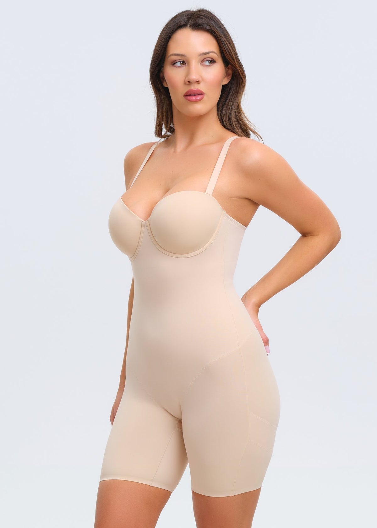 BraSculpt Strapless Bodysuit Shorts