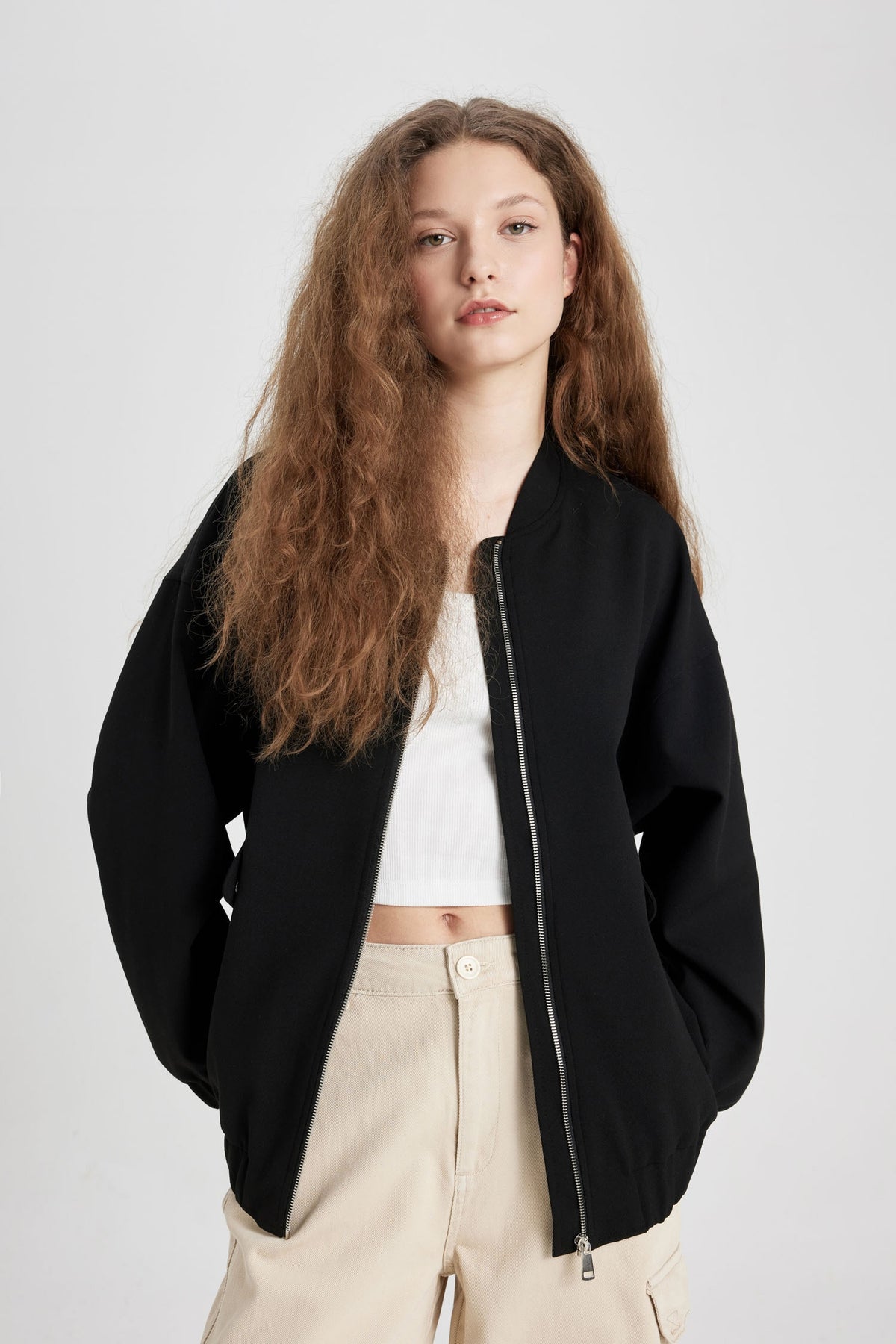 Quinn Bomber Jacket Black