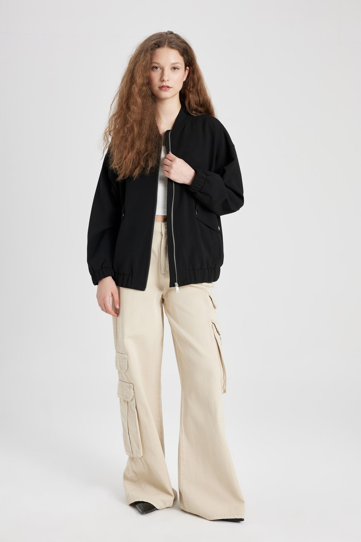 Quinn Bomber Jacket Black