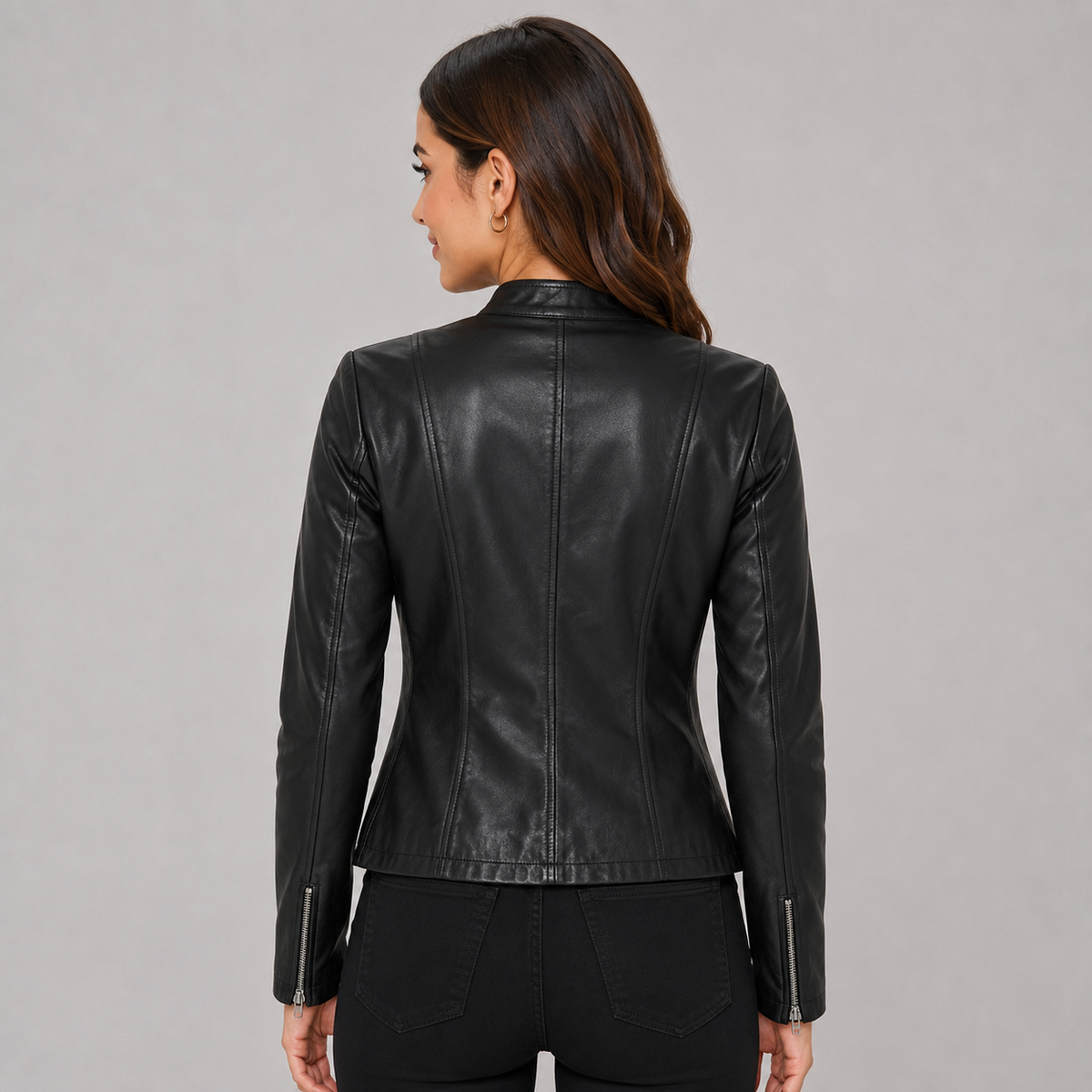 Raya Biker Jacket Black