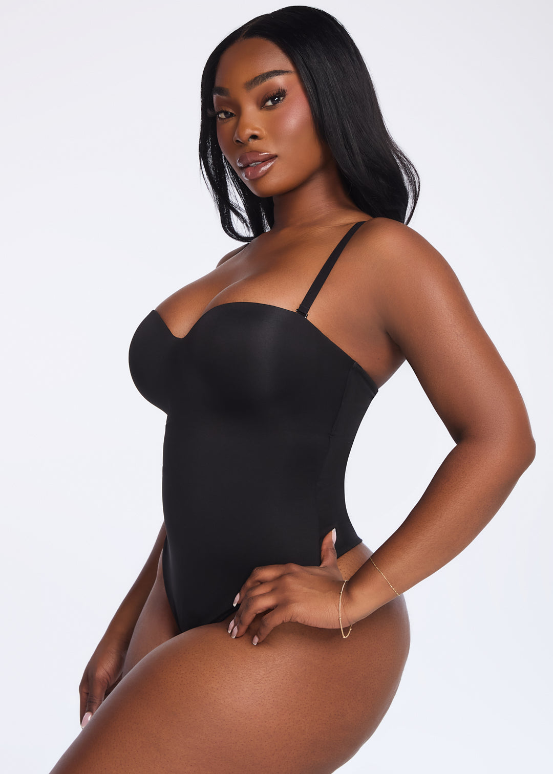 BraSculpt Strapless Bodysuit Thong