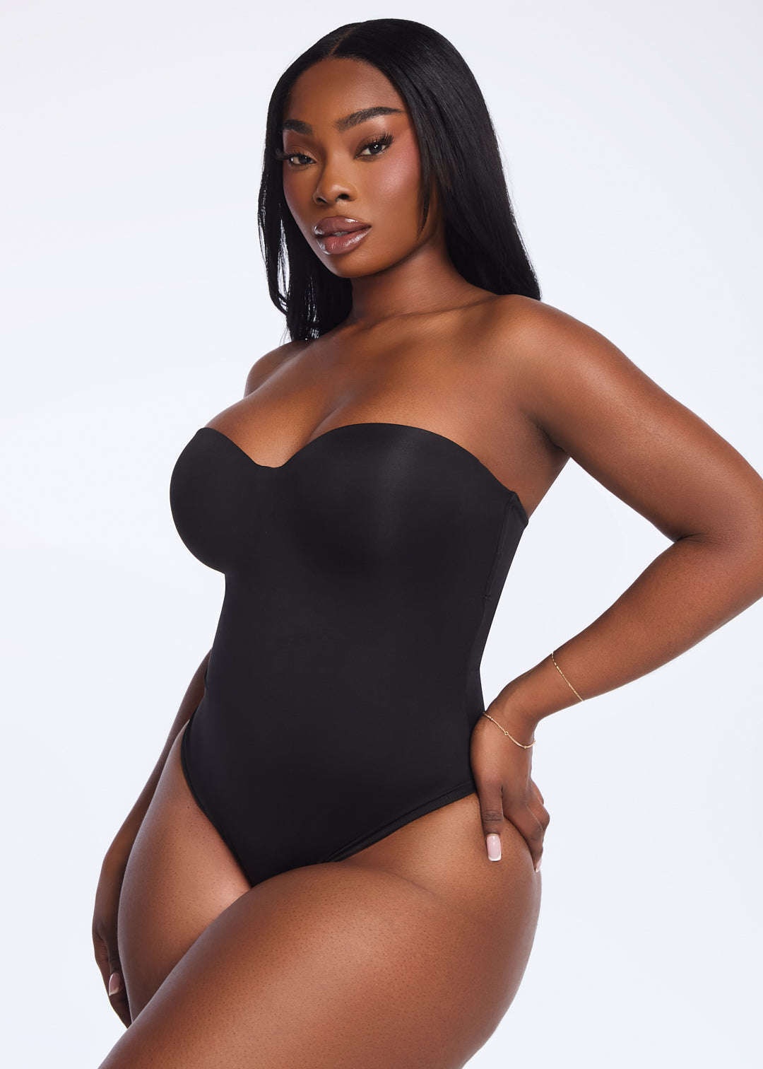 BraSculpt Strapless Bodysuit Thong