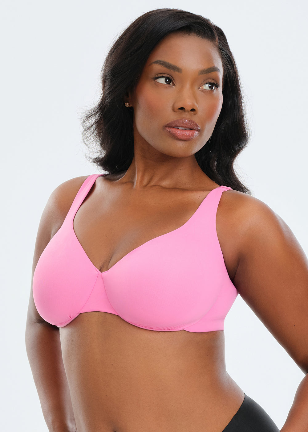 Underwire Unpadded V-Neck Bra