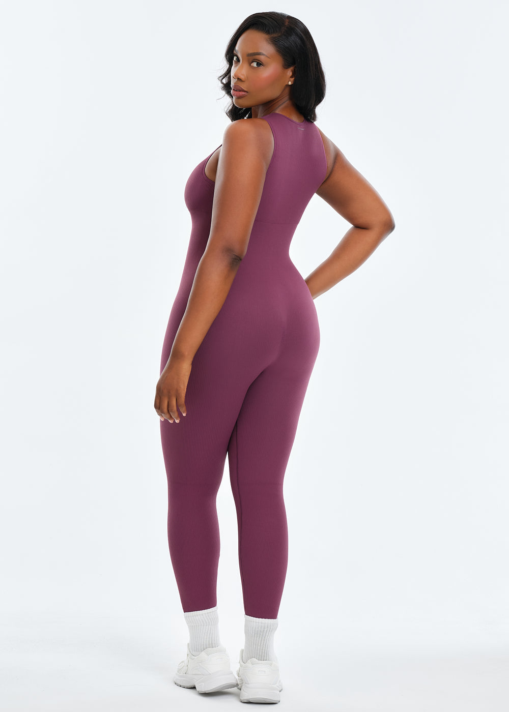 SnatchedKnit Front Zip Jumpsuit