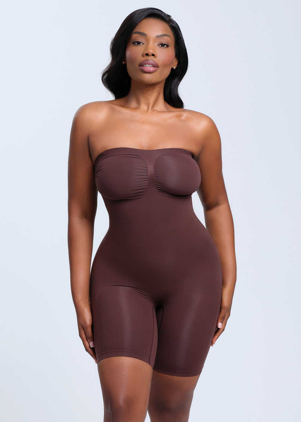 SmoothingSeamless Strapless Bodysuit Shorts