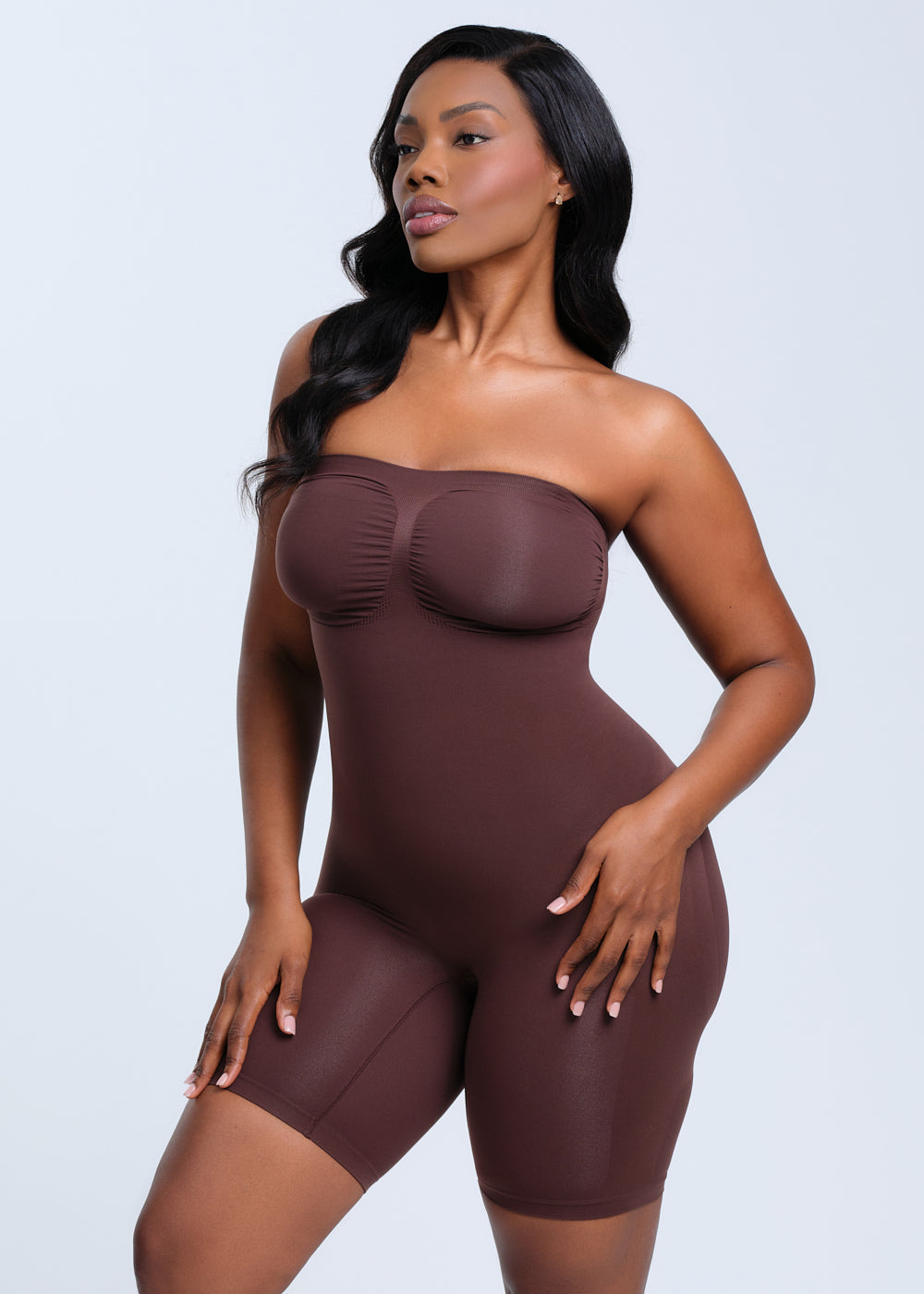 SmoothingSeamless Strapless Bodysuit Shorts