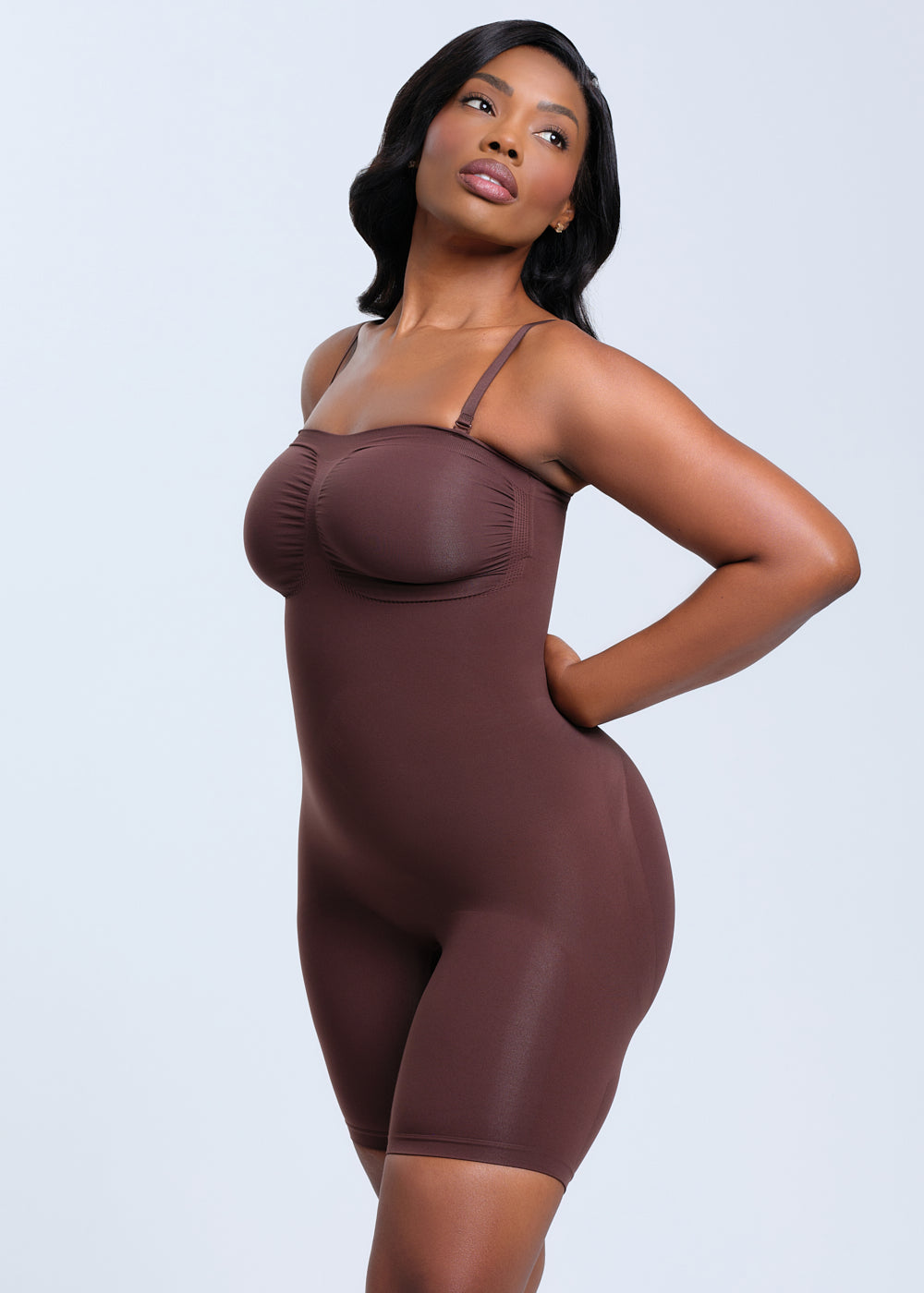 SmoothingSeamless Strapless Bodysuit Shorts