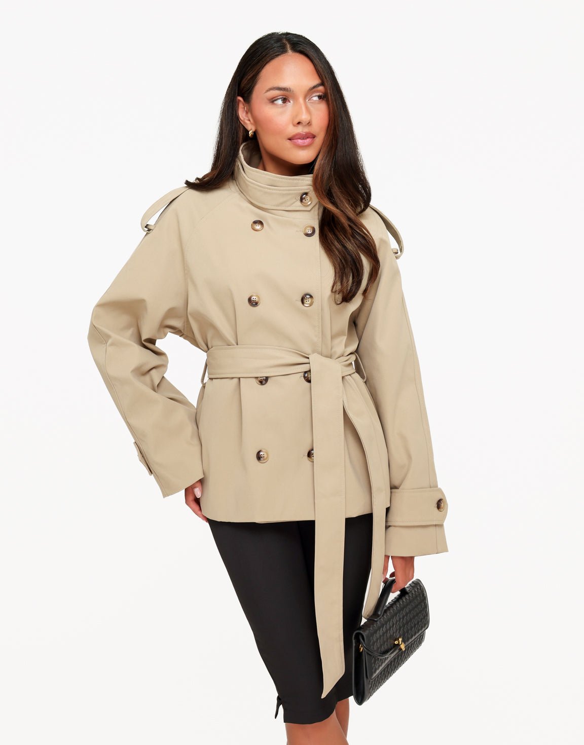 Clara Trench Coat Dark Beige