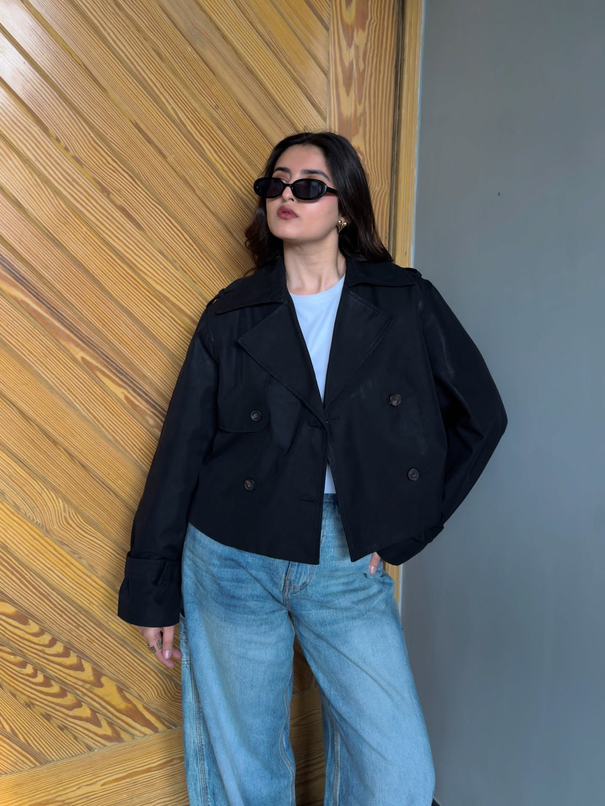 Annika Trench Coat Black
