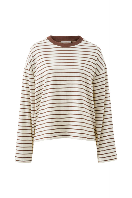 Odalyra Stripe Slouchy Tee