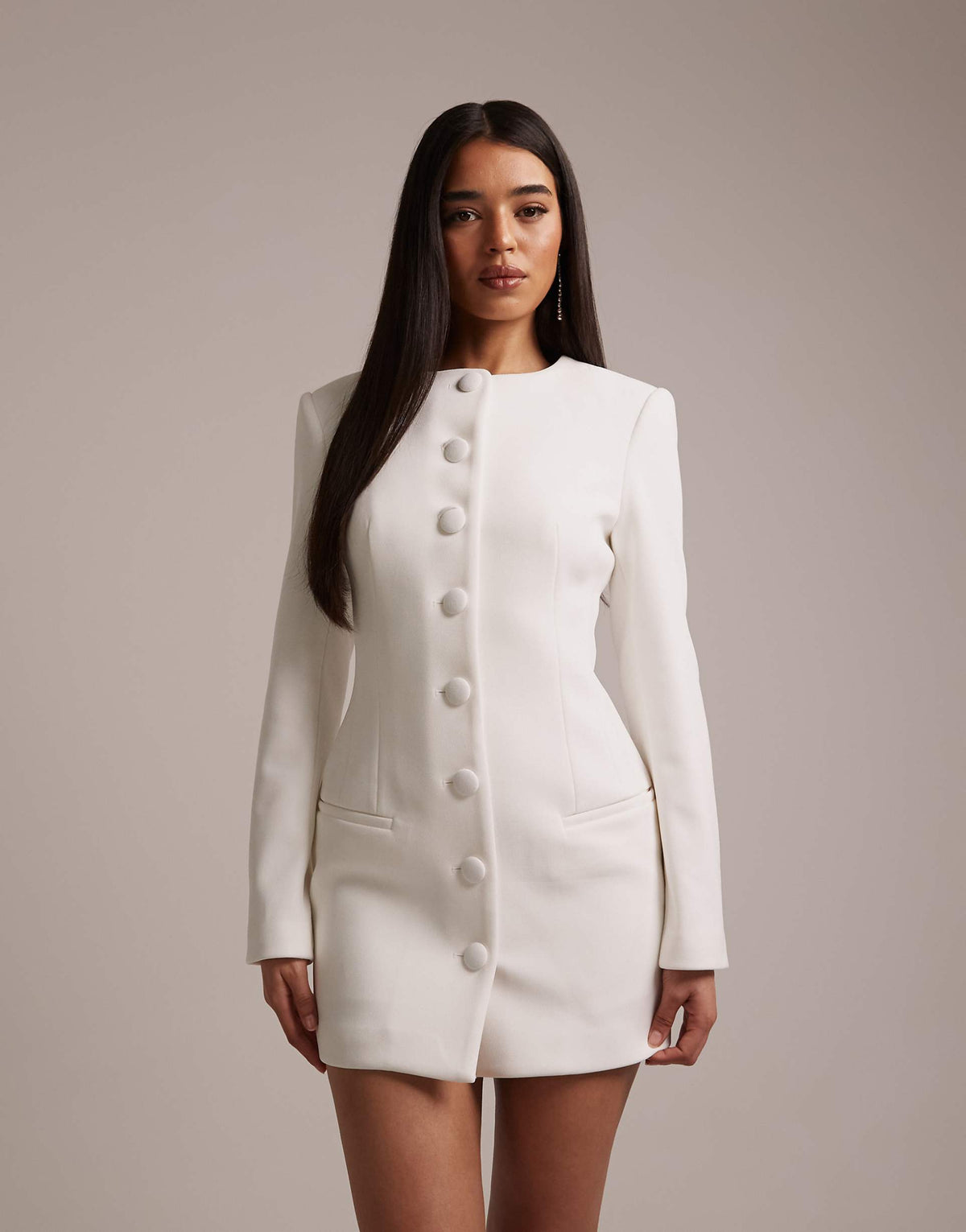 Blanche Mini Dress White