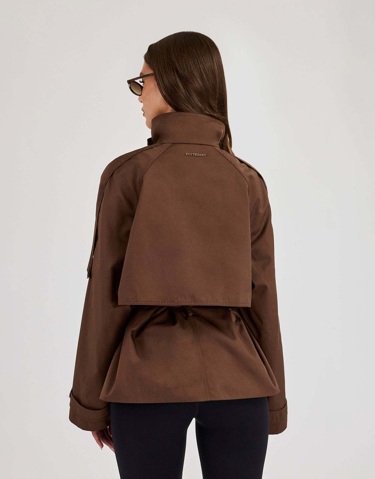 Lydia Trench Jacket Brown