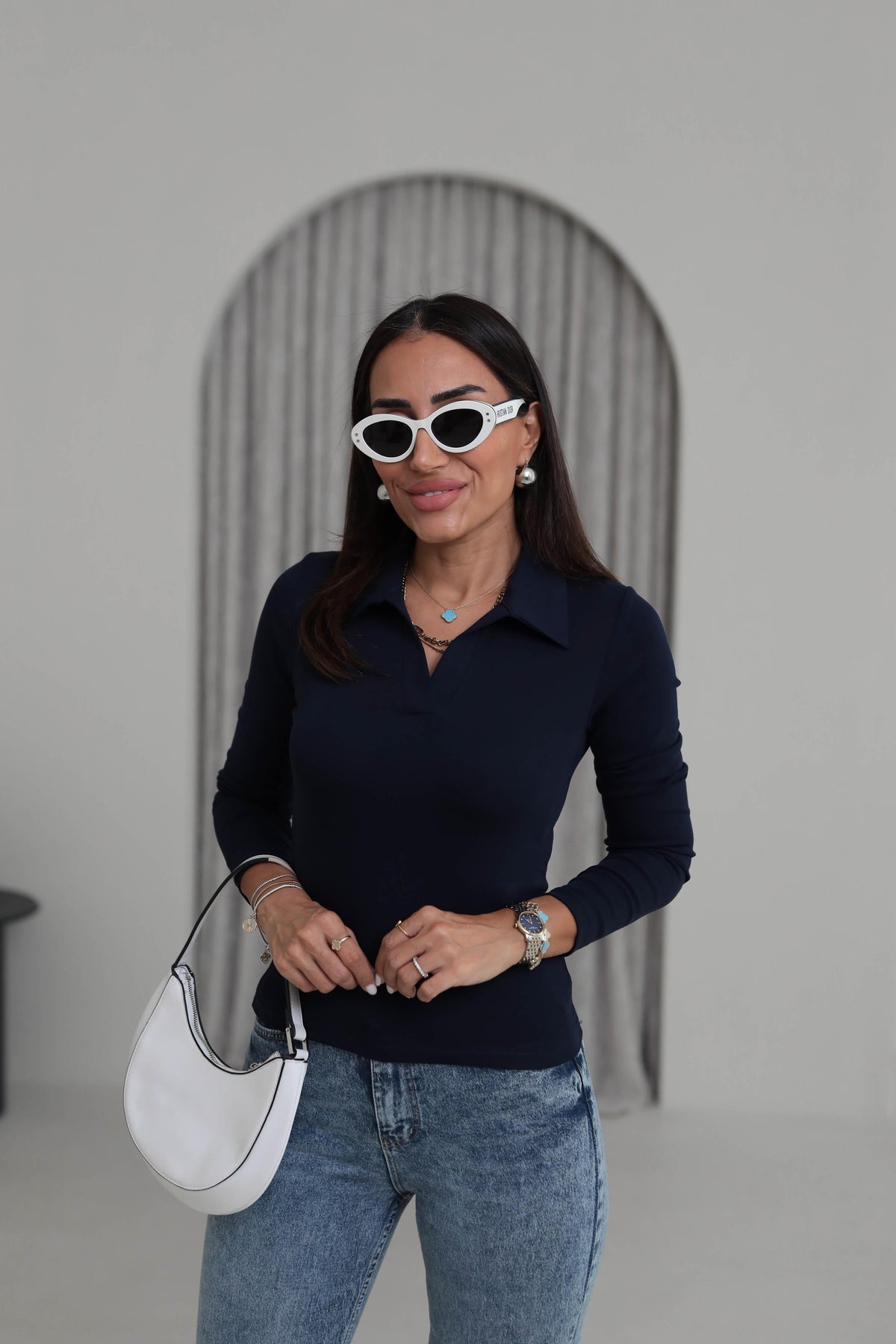 Nora Top Navy
