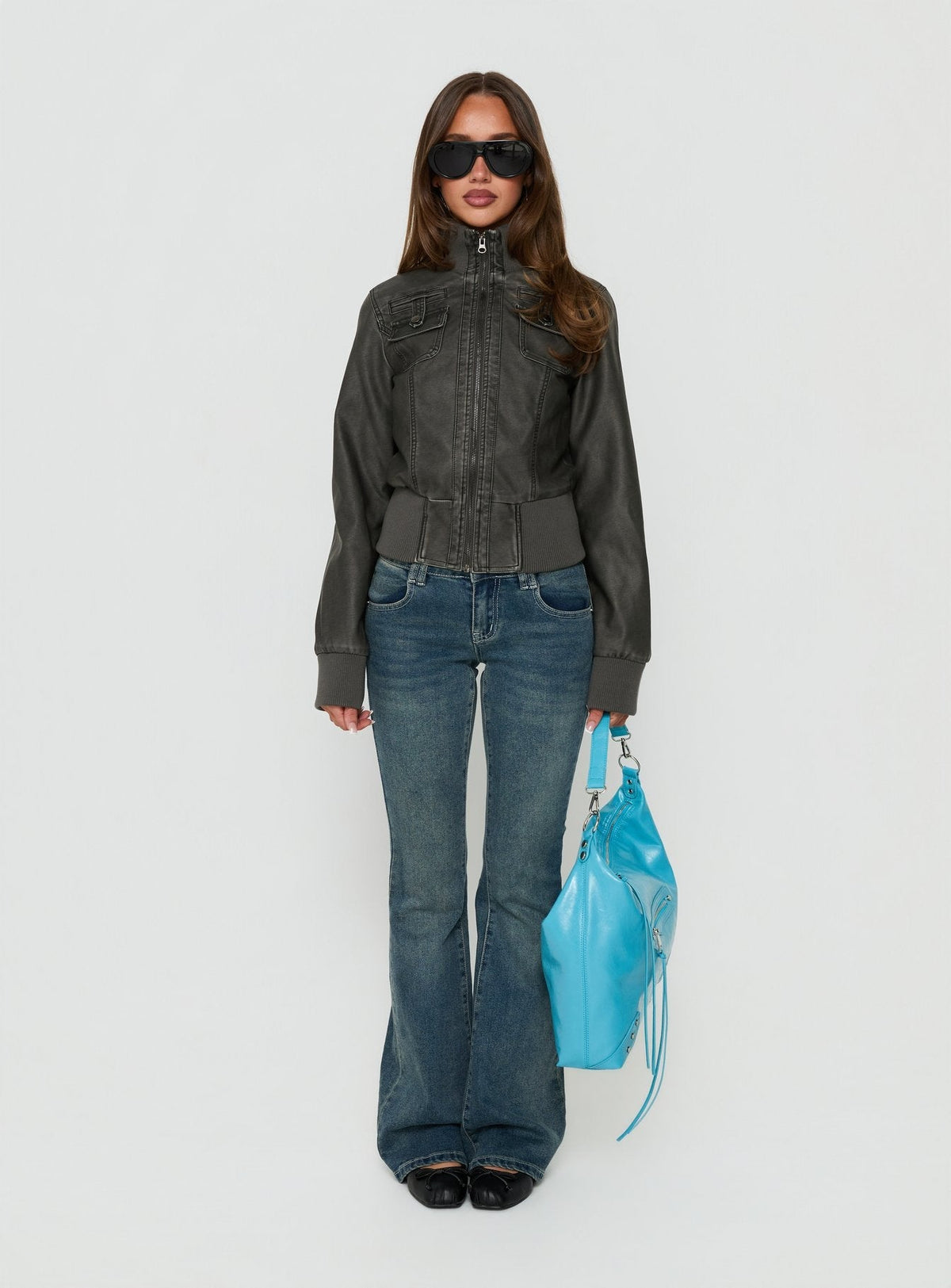 Freya Jacket Washed Black