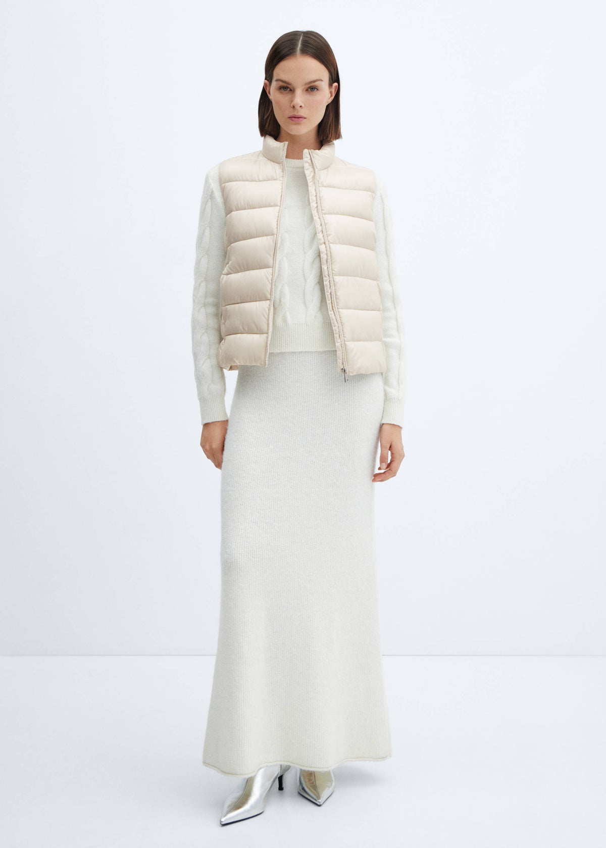 Fenna Gilet Ecru