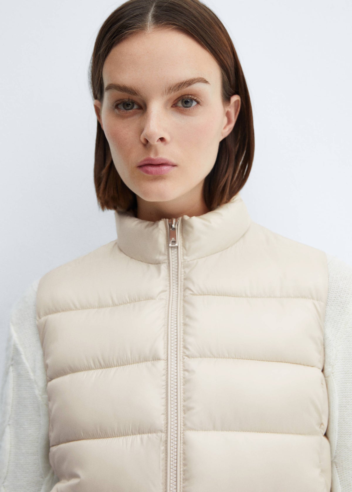 Fenna Gilet Ecru