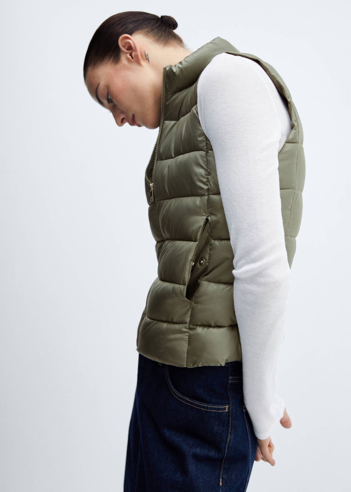 Fenna Gilet Green