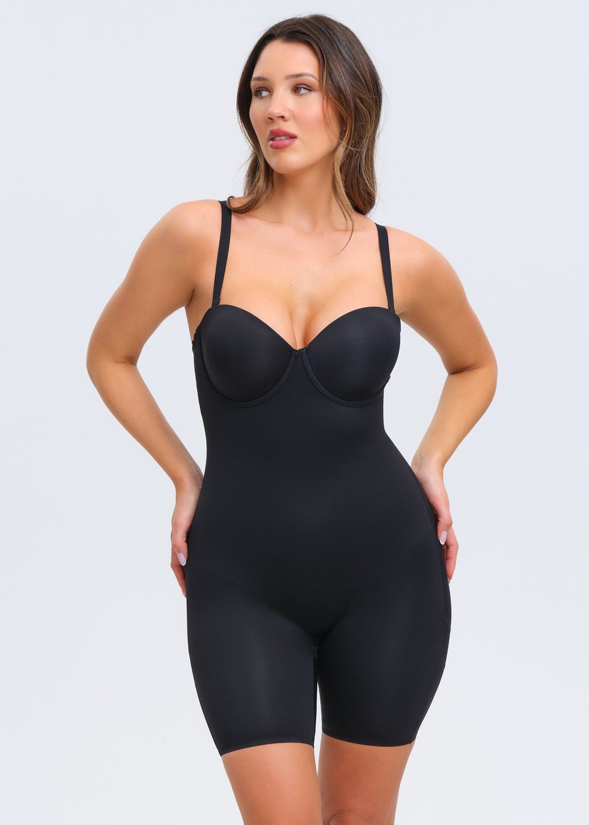 BraSculpt Strapless Bodysuit Shorts