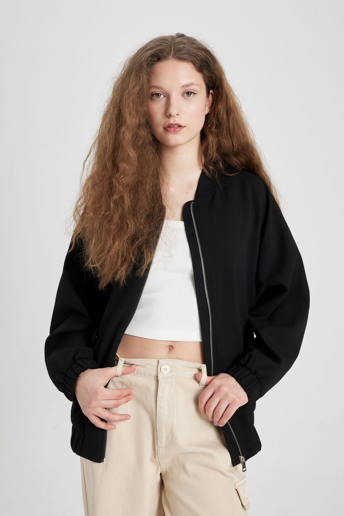 Quinn Bomber Jacket Black