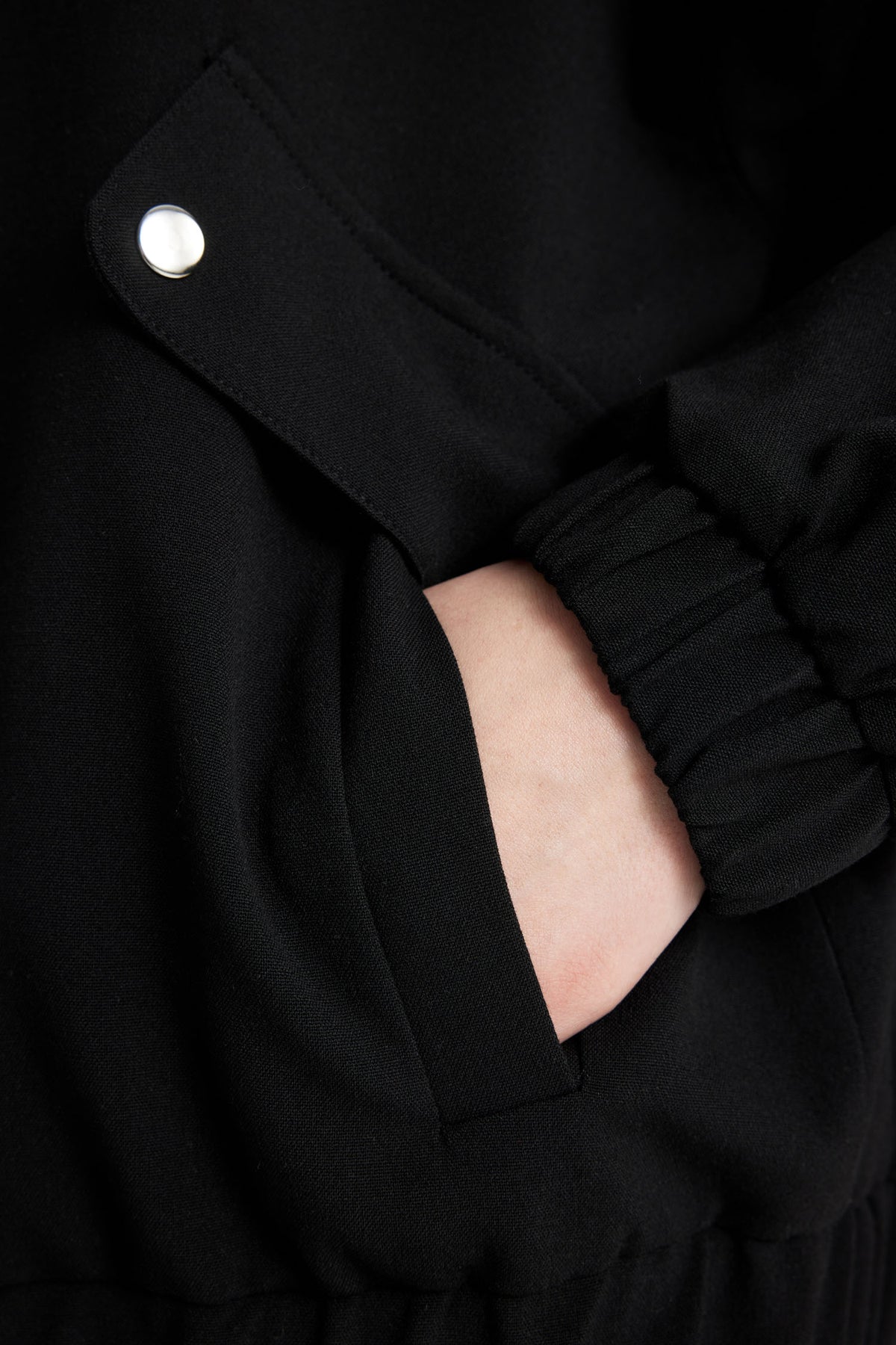 Quinn Bomber Jacket Black