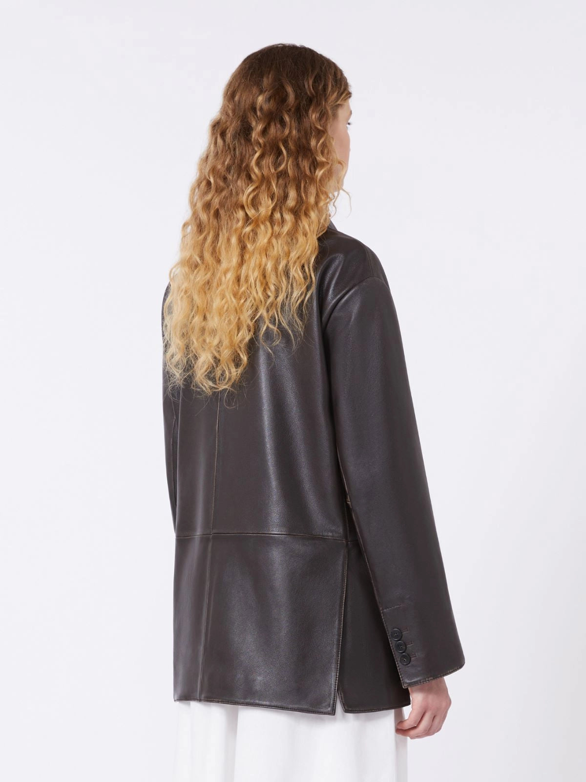 Daphne Leather Jacket Brown