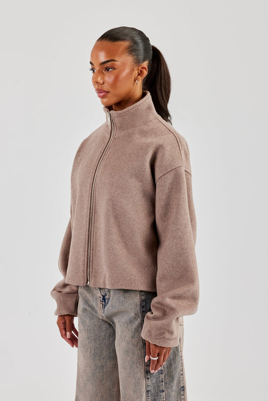 Fenrostine Wool Funnel Jacket