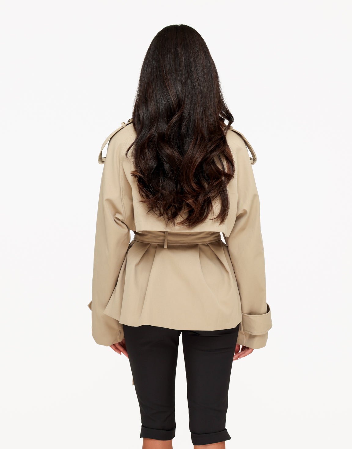 Clara Trench Coat Dark Beige