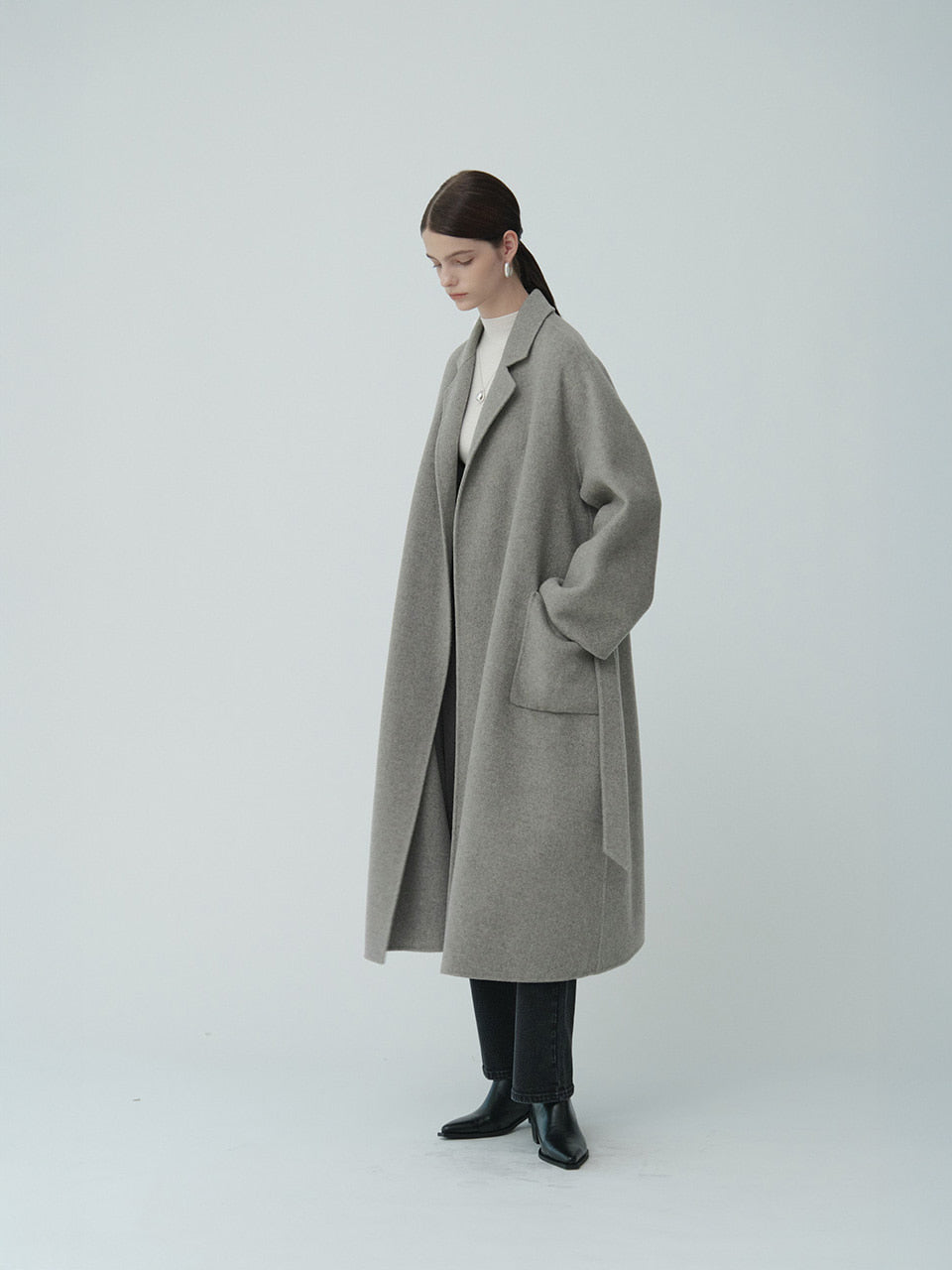 Greer Wool Coat Gray